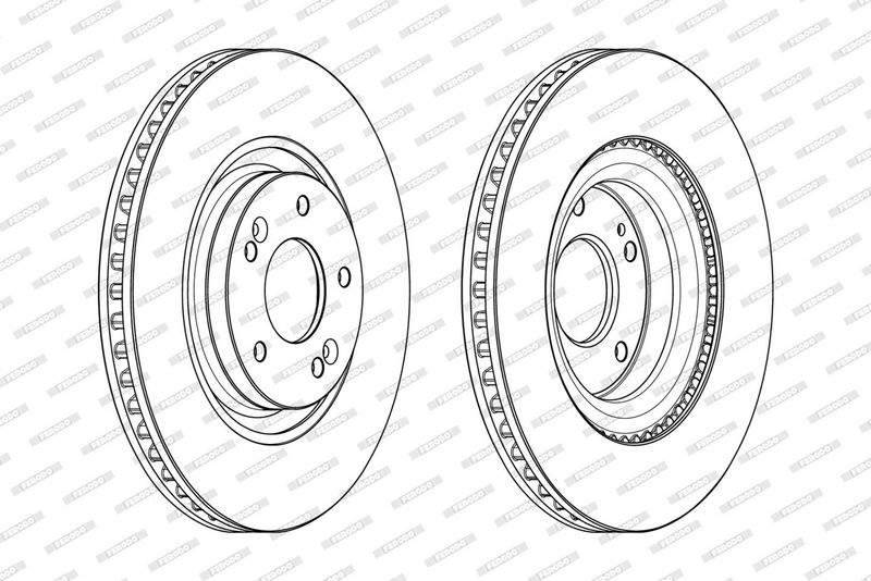 FERODO Brake disc HYUNDAI,KIA DDF2199C DDF2199C,517122T000,517122T100 Brake rotor,Brake discs,Brake rotors 51712D7100,S517122T100,517122T000,4615A230