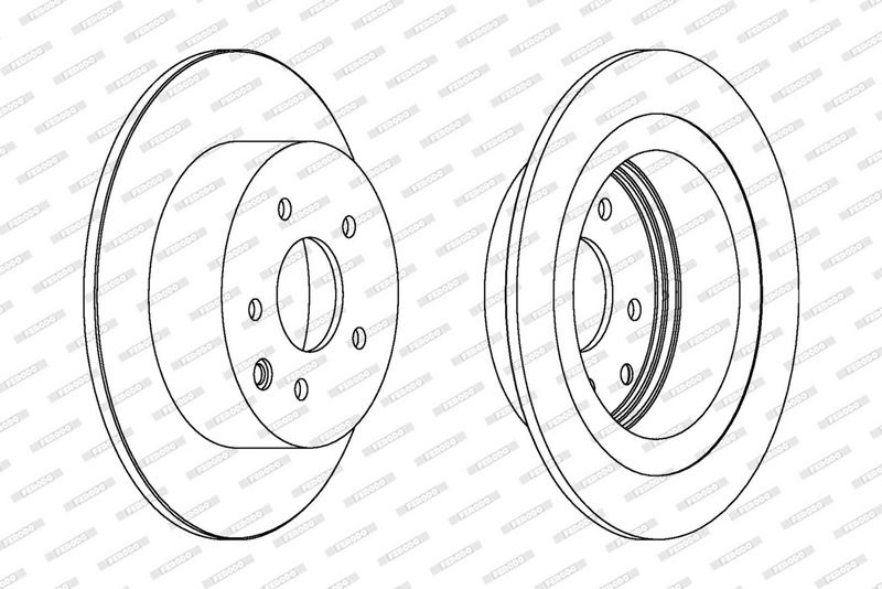 FERODO Brake disc NISSAN DDF1590C DDF1590C,43206015VA,432069W000 Brake rotor,Brake discs,Brake rotors 432069Y000,43206JA00A,43206JA00B,43206JD00A