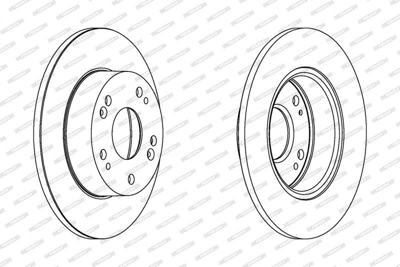 FERODO Brake disc HONDA,ACURA DDF1390C 42510SDAA00,DDF1390C,52063172 Brake rotor,Brake discs,Brake rotors 42510S1AE20,42510SDAA00,42510SEA000