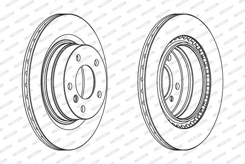 FERODO Brake disc Vented DDF1549C Brake rotor,Brake discs BMW,3 Touring (E91),3 Limousine (E90),1 Schrägheck (E87),1 Schrägheck (F20),3 Touring (F31)