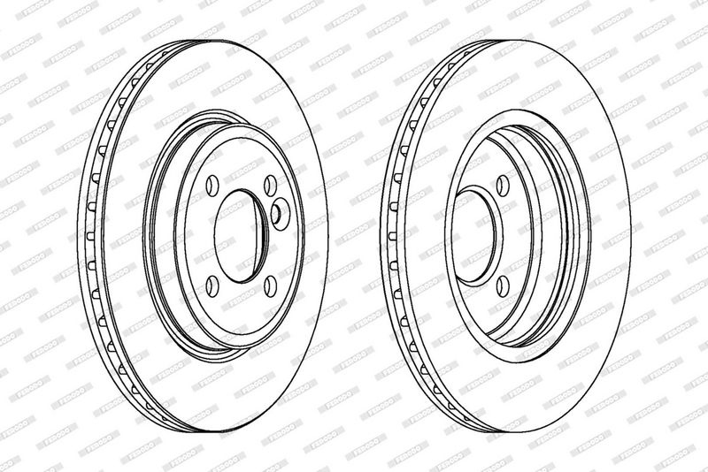 FERODO Brake disc MINI DDF1127C 34111502891,34116774984,DDF1127C Brake rotor,Brake discs,Brake rotors 34111502891,34116774984,34111502891,34116774984