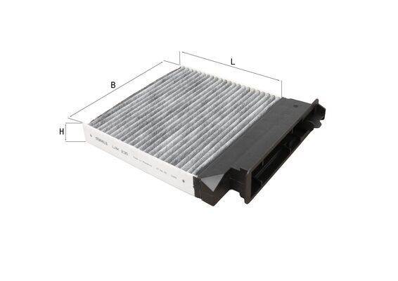 MAHLE ORIGINAL Pollen filter Activated Carbon Filter LAK 230 Filter, interior air,Cabin filter RENAULT,NISSAN,DACIA,Clio III Schrägheck (BR0/1, CR0/1)