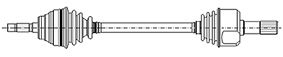 Citroen Drive Shaft