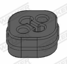 WALKER Rubber Strip, exhaust system 82038 IVECO,DAILY IV Kasten/Kombi,Daily IV Pritsche / Fahrgestell,DAILY III Pritsche/Fahrgestell