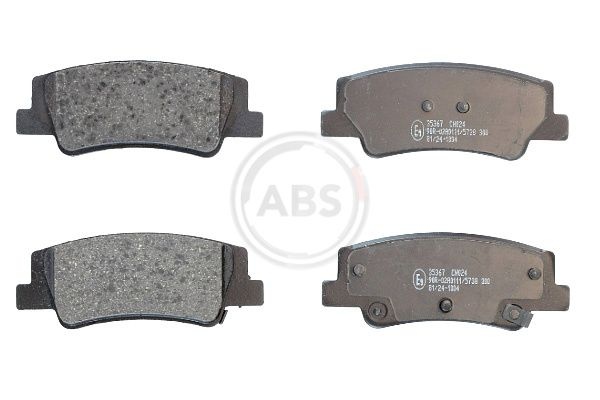 Bromsbelaggssats skivbroms 35367 ABS