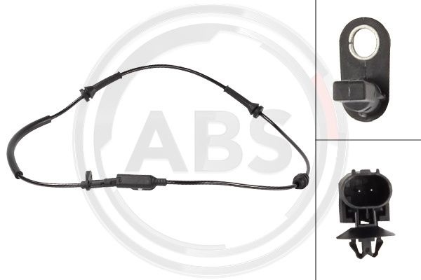 Hjulhastighetssensor 33015 ABS