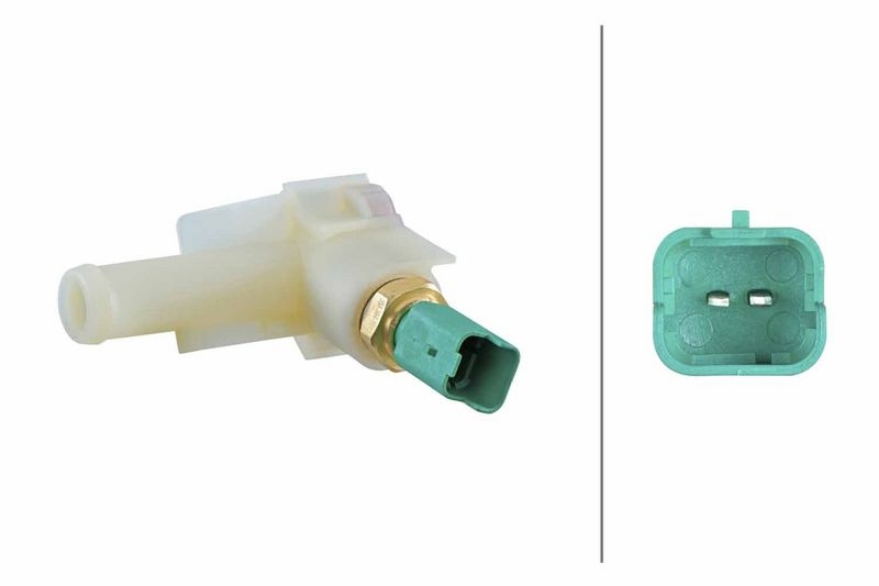 Hella Sensor Kylvatsketemperatur Lancia 6Pt358384151 Storlek 2