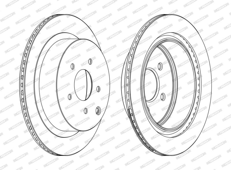 FERODO Brake disc NISSAN,INFINITI DDF1506C DDF1506C,432063JA0A,43206CA000 Brake rotor,Brake discs,Brake rotors 43206EG000,432063JA0A,43206CA000