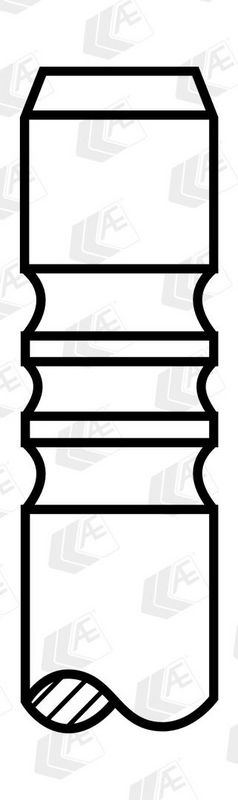 AE Inlet Valves Valve stem tip hardened V91187 Intake Valves,Inlet Valve BMW,3 Limousine (E30),5 Limousine (E34),3 Cabrio (E30),3 Touring (E30)