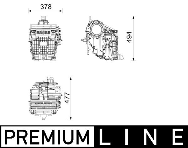 Peugeot Evaporator Air Conditioning