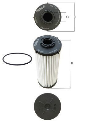 MAHLE ORIGINAL Transmission Filter VW,AUDI,SKODA HX 139D 0BH325183A,0BH325183B,0BH325183D N91084501,0BH325183A,0BH325183B,N91084501,72437221,N91084501