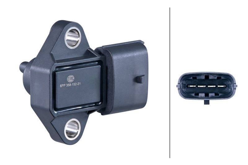 HELLA Sensor, boost pressure 6PP 358 152-211 HYUNDAI,KIA,GENESIS,ix35 (LM, EL, ELH),Tucson (TL, TLE),i30 (FD),i10 (PA),i40 CW (VF),i20 (PB, PBT)