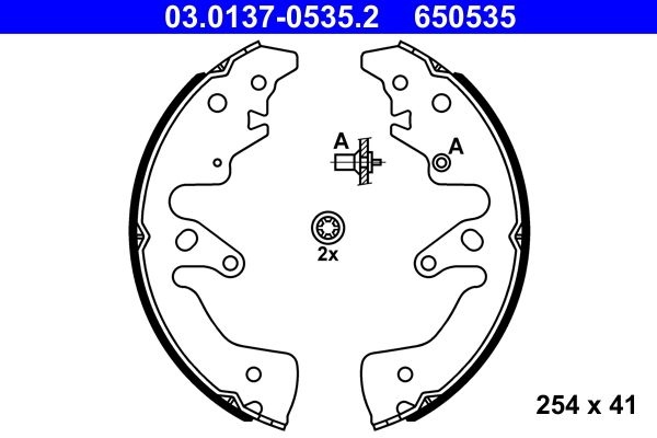 Bromsbacksats 03013705352 ATE