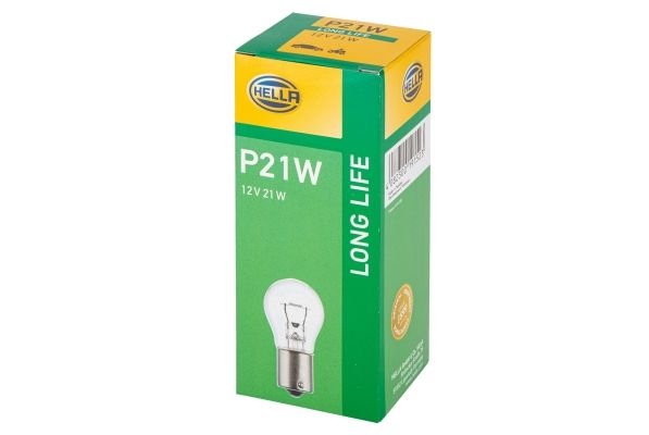 HELLA Light Bulbs LONG LIFE UP TO 3x LONGER LIFETIME P21W 8GA 002 073-271 Bulb, indicator VW,AUDI,MERCEDES-BENZ,Golf IV Schrägheck (1J1)
