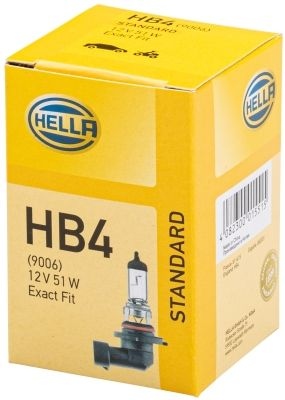 HELLA Light Bulbs STANDARD HB4 8GH 005 636-121 Bulb, spotlight VW,MERCEDES-BENZ,OPEL,Golf V Schrägheck (1K1),POLO (9N_),TOURAN (1T1, 1T2)
