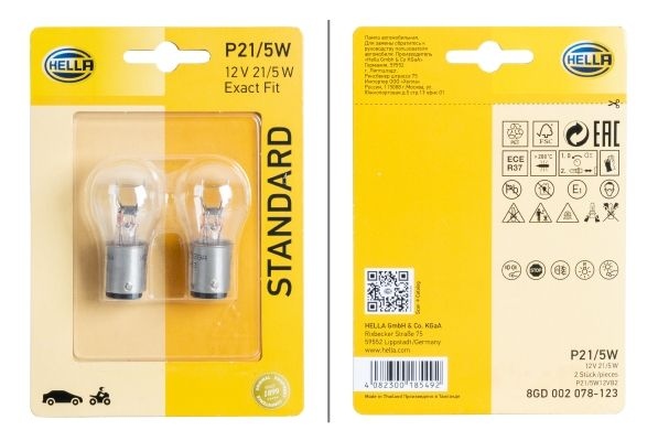 HELLA Bulb VW,AUDI,MERCEDES-BENZ 8GD 002 078-123 23103731,14144690,190003452246  03240030,1354878,01135950,F737900020010,X825283263,83985986,0417338