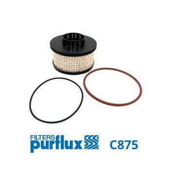PURFLUX Fuel Filter OPEL,FIAT,PEUGEOT C875 9816182880,9816183080,9816847180 9816847280,9820226380,9816182880,9816183080,9816847180,9816847280,3559103