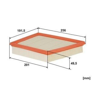 Filtron Luftfilter Ap 1938 Land Rover Ap193/8 Storlek 2