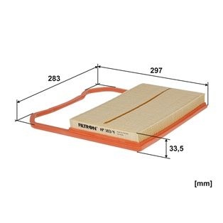 Filtron Luftfilter Ap 1834 Volkswagen Ap183/4 Storlek 2