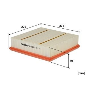 Filtron Luftfilter Ap 0345 Mercedes-Benz Ap034/5 Storlek 2