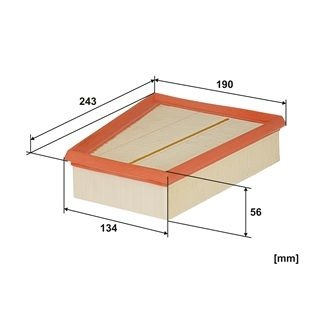 Filtron Luftfilter Ap 1852 Renault Ap185/2 Storlek 2