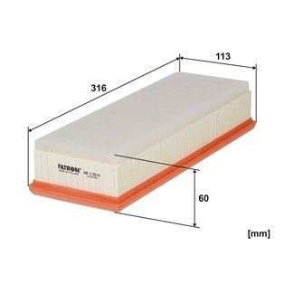 Filtron Luftfilter Ap 1309 Peugeot Ap130/9 Storlek 2