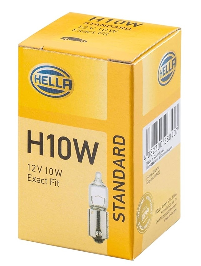 HELLA Light Bulbs STANDARD H10W 8GH 002 473-191 Bulb, parklight BMW,X5 (E53)