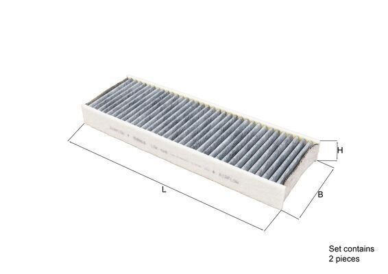 MAHLE ORIGINAL Pollen filter Activated Carbon Filter LAK 428/S Filter, interior air,Cabin filter OPEL,FIAT,PEUGEOT,GRANDLAND X (A18),Zafira Life (K0)