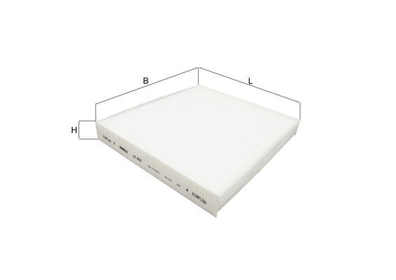 MAHLE ORIGINAL Pollen filter Particulate Filter LA 833 Filter, interior air,Cabin filter VW,AUDI,MERCEDES-BENZ,Golf IV Schrägheck (1J1),POLO (9N_)