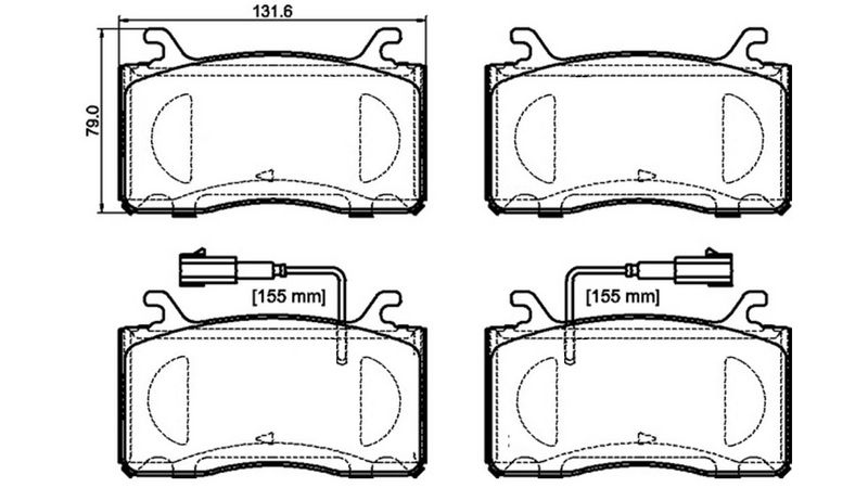 BREMBO Brake pad set PRIME LINE incl. wear warning contact P 23 185 Brake pads,Brake pad set, disc brake ALFA ROMEO,GIULIA (952_),Stelvio (949_)