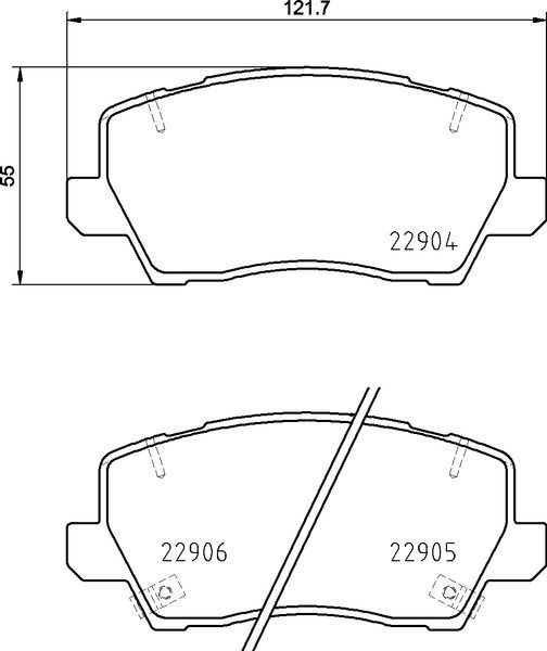BREMBO Brake pad set PRIME LINE with acoustic wear warning P 30 114 Brake pads,Brake pad set, disc brake KIA,PICANTO (JA)