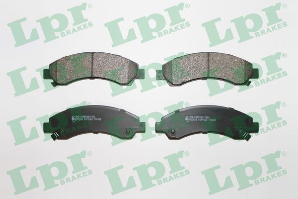 Brake pad set disc brake 05P1568 Lpr