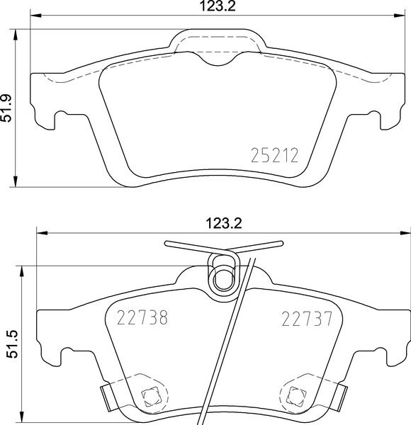 BREMBO Brake pad set PRIME LINE with acoustic wear warning P 24 216 Brake pads,Brake pad set, disc brake FORD,FOCUS III Turnier,FOCUS III