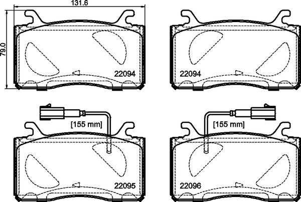 BREMBO Brake pad set PRIME LINE incl. wear warning contact P 23 187 Brake pads,Brake pad set, disc brake ALFA ROMEO,GIULIA (952_),Stelvio (949_)