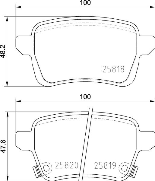 BREMBO Brake pad set FIAT P 23 190 77367914 Brake pads,Brake pad set, disc brake,Disk pads,Brake pad kit,Brake pads & brake pad set,Disc brake pad set