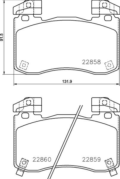 BREMBO Brake pad set PRIME LINE with acoustic wear warning P 30 113 Brake pads,Brake pad set, disc brake KIA,GENESIS,Stinger Schrägheck (CK)