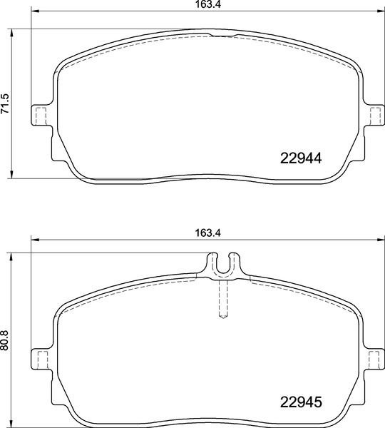 BREMBO Brake pad set MERCEDES-BENZ P 50 152 0004201203,0004202205,0004202905 0004203005,0004203605,0004203905,0004204802,0004204902,0004205403
