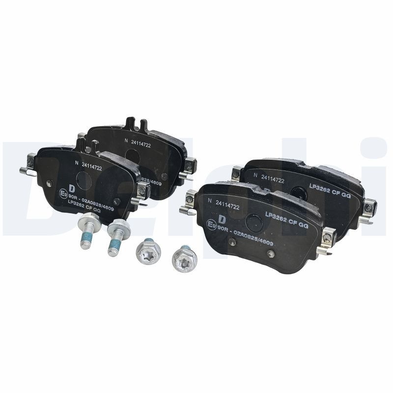 DELPHI Brake pad set prepared for wear indicator LP3262 Brake pads,Brake pad set, disc brake MERCEDES-BENZ,E-Klasse Limousine (W213)