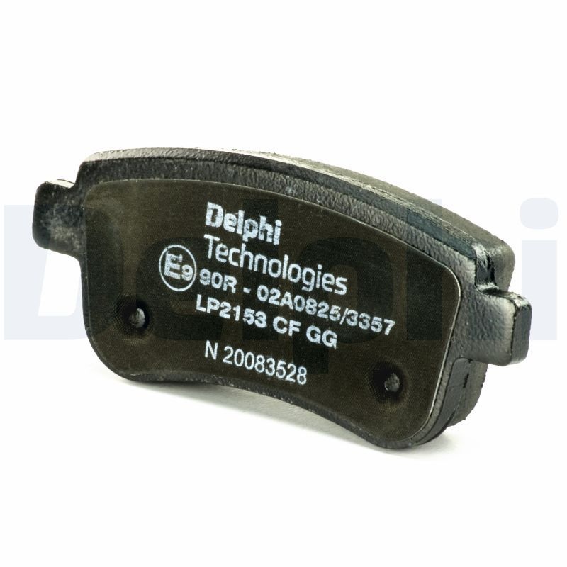 DELPHI Brake pad set not prepared for wear indicator LP2153 Brake pads,Brake pad set, disc brake RENAULT,MEGANE III Grandtour (KZ0/1)