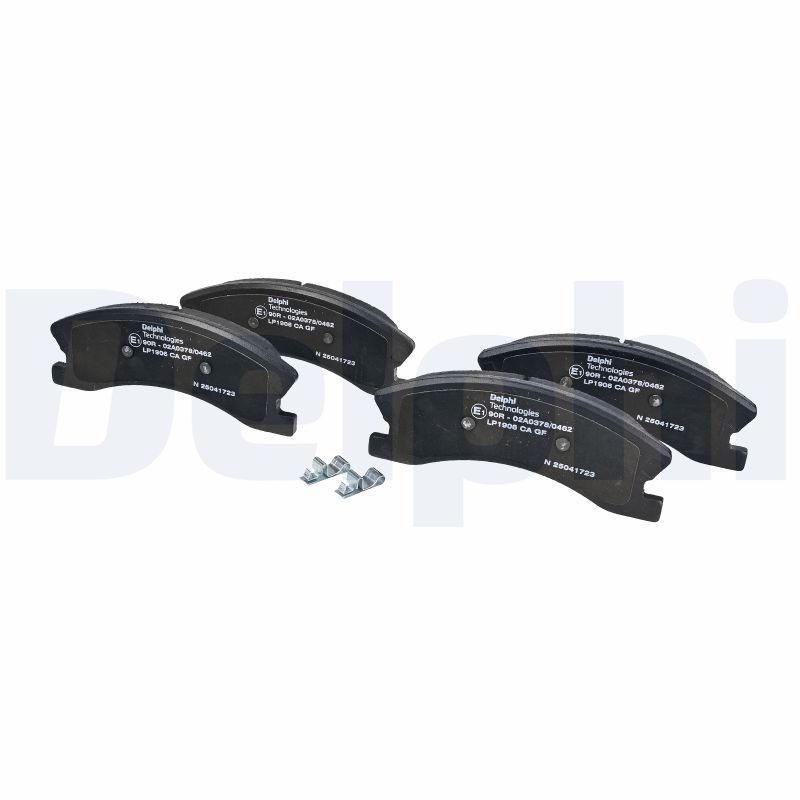 DELPHI Brake pad set JEEP LP1906 05093138AA,05093260AA,5093138AA 5093183AA,5093183AB,5093260AA,5093260AB,5093260AC,5093260AD