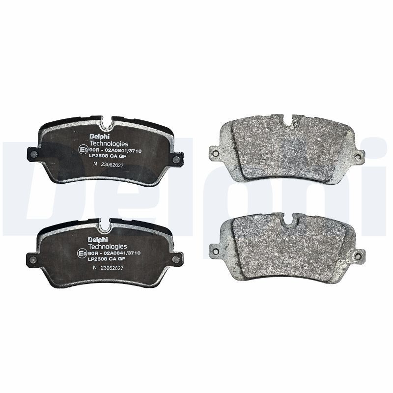 DELPHI Brake pad set prepared for wear indicator LP2508 Brake pads,Brake pad set, disc brake LAND ROVER,Range Rover Sport (L494),Range Rover IV (L405)
