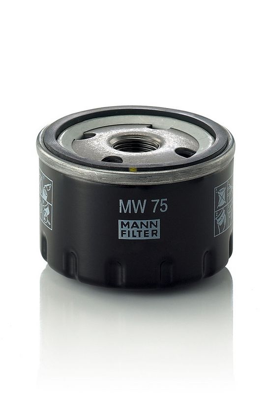 MANN-FILTER Oil filter BMW MW 75 11417673541,11427673541,11417673541 Engine oil filter 11427673541