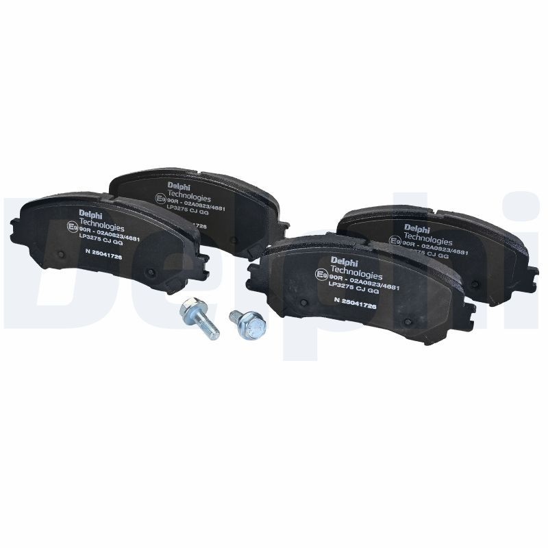 DELPHI Brake pad set prepared for wear indicator LP3275 Brake pads,Brake pad set, disc brake RENAULT,Megane IV Grandtour (K9A/M/N_)