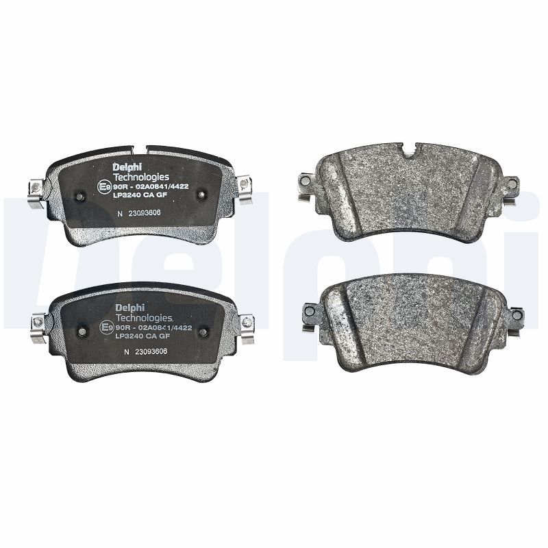 DELPHI Brake pad set VW,AUDI LP3240 4M0698451BD,4N0698451,80A698451B 80A698451F,8W0698451BG,8W0698451F,8W0698451G,8W0698451H,8W0698451J,8W0698451K