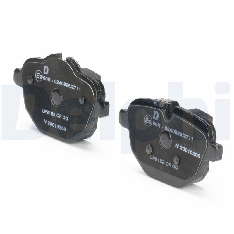 DELPHI Brake pad set BMW LP2162 34206877648,34206879857,34212449288 34212449289,34212456869,34216788284,34216796741,3421679819,34216798193,34216798819