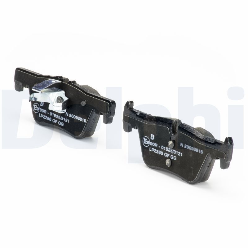 DELPHI Brake pad set prepared for wear indicator LP2286 Brake pads,Brake pad set, disc brake BMW,1 Schrägheck (F20),3 Touring (F31)