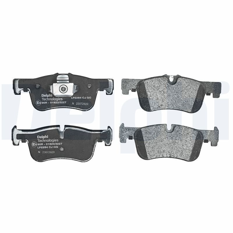 DELPHI Brake pad set prepared for wear indicator LP2284 Brake pads,Brake pad set, disc brake BMW,1 Schrägheck (F20),1 Schrägheck (F21)