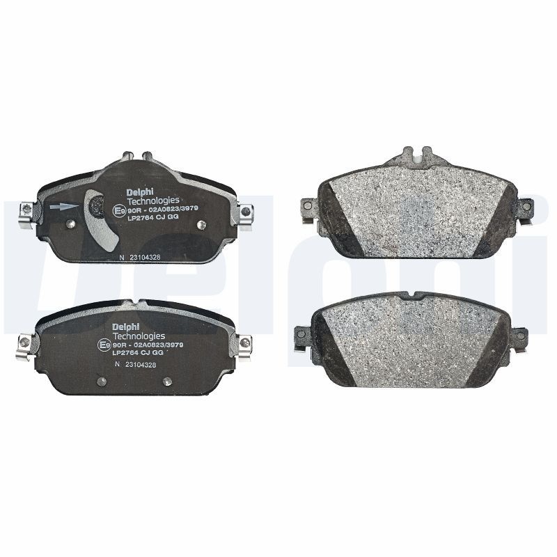 DELPHI Brake pad set MERCEDES-BENZ LP2764 A0004204500,0004208700,0004208903 0004209703,0084203620,0084203720,A0004208700,A0004208903,A0004209703