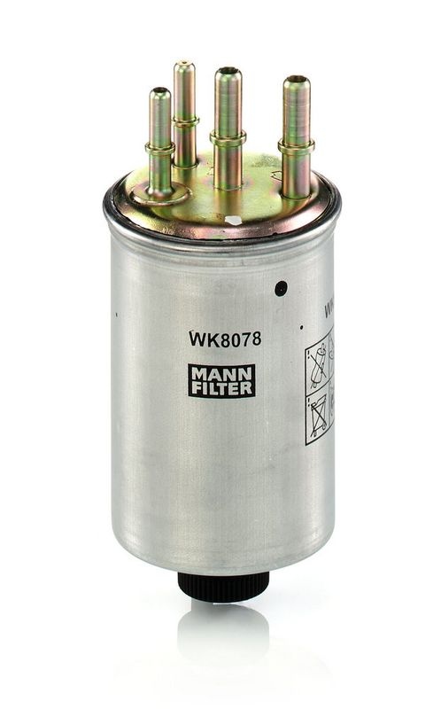 MANN-FILTER Fuel Filter In-Line Filter WK 8078 LAND ROVER,Range Rover Sport (L494),Range Rover IV (L405),Discovery V (L462)