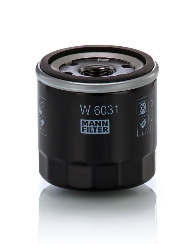 MANN-FILTER Oil filter Spin-on Filter W 6031 Engine oil filter TOYOTA,SUZUKI,LEXUS,Corolla XII Kombi (E210),YARIS CROSS (MXP_),RAV4 V (XA50)